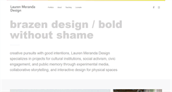 Desktop Screenshot of laurenmeranda.com